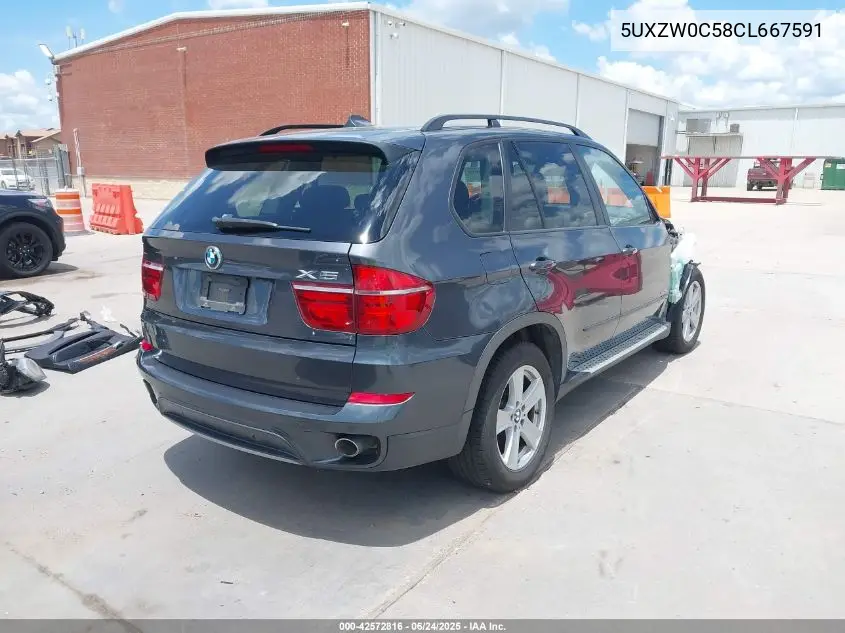 2012 BMW X5 xDrive35D VIN: 5UXZW0C58CL667591 Lot: 42572816