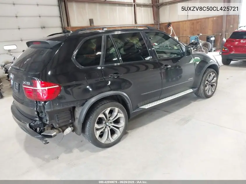 2012 BMW X5 xDrive50I VIN: 5UXZV8C50CL425721 Lot: 42590676