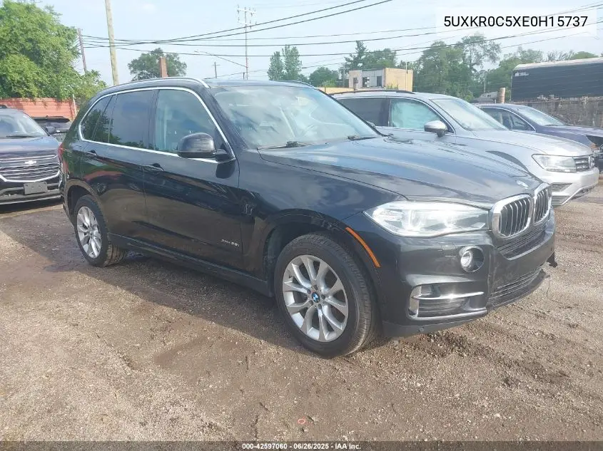2014 BMW X5 xDrive35I VIN: 5UXKR0C5XE0H15737 Lot: 42597060