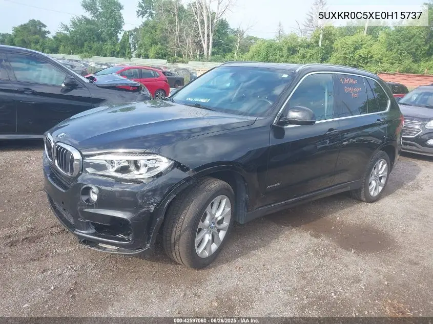 2014 BMW X5 xDrive35I VIN: 5UXKR0C5XE0H15737 Lot: 42597060