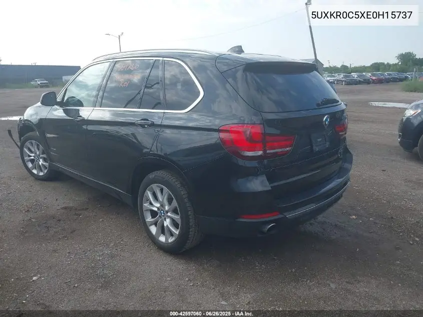 2014 BMW X5 xDrive35I VIN: 5UXKR0C5XE0H15737 Lot: 42597060