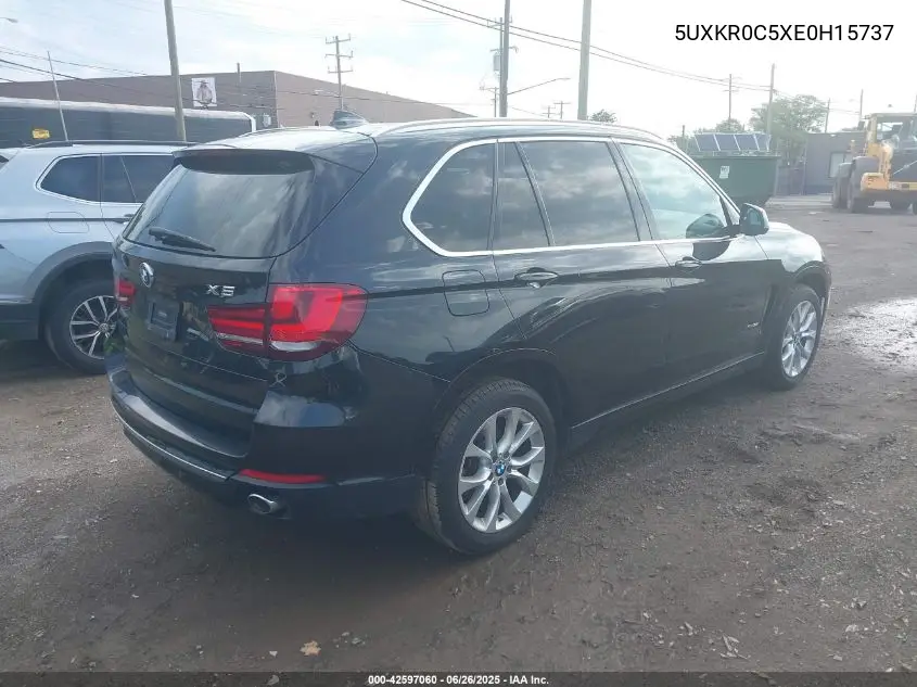 2014 BMW X5 xDrive35I VIN: 5UXKR0C5XE0H15737 Lot: 42597060
