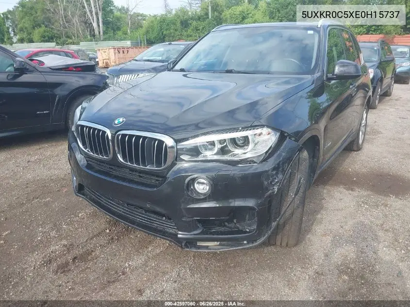 2014 BMW X5 xDrive35I VIN: 5UXKR0C5XE0H15737 Lot: 42597060