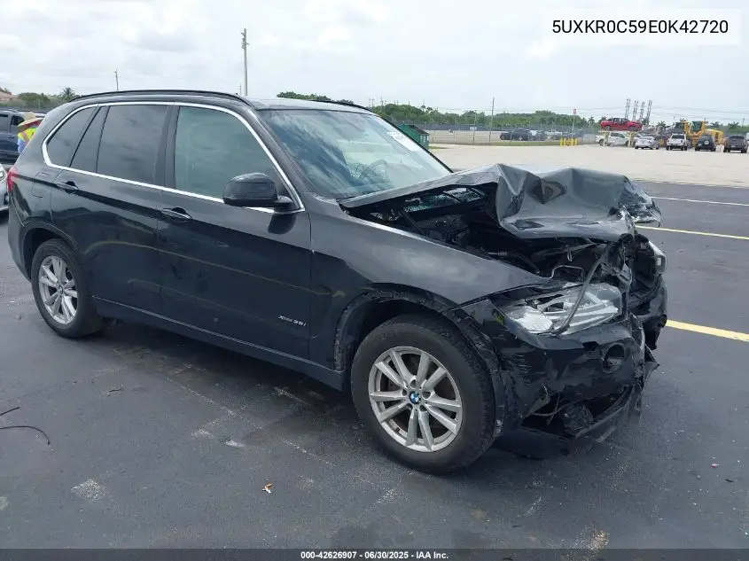 2014 BMW X5 xDrive35I VIN: 5UXKR0C59E0K42720 Lot: 42626907