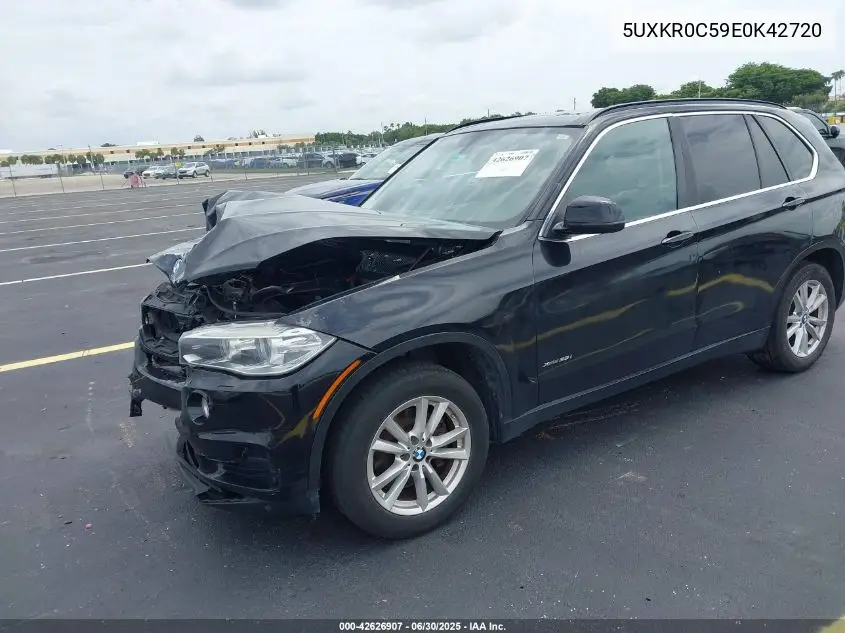 2014 BMW X5 xDrive35I VIN: 5UXKR0C59E0K42720 Lot: 42626907
