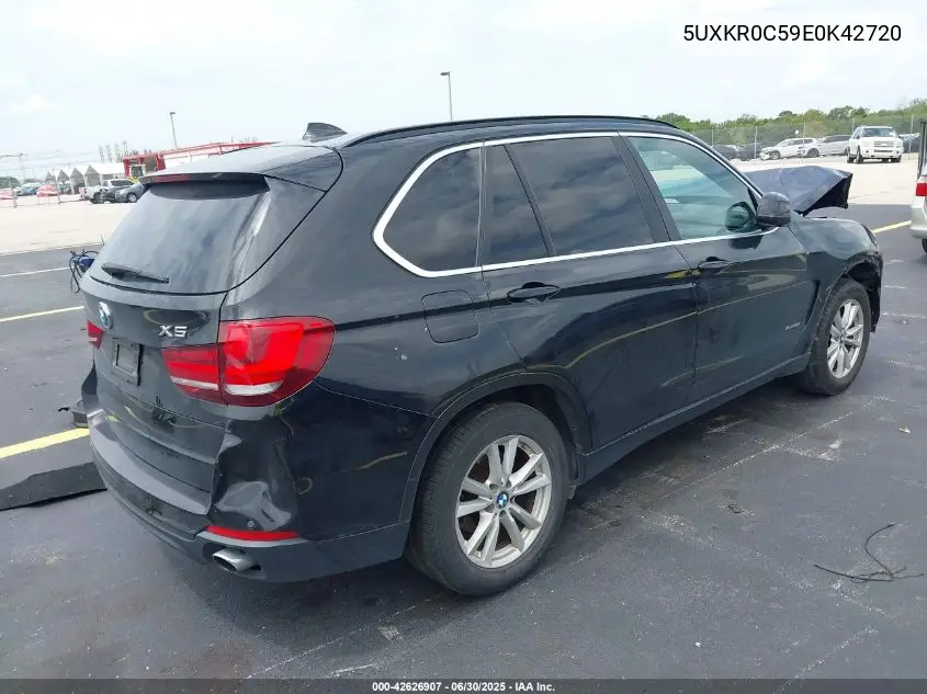 2014 BMW X5 xDrive35I VIN: 5UXKR0C59E0K42720 Lot: 42626907
