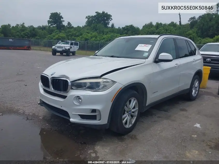 2014 BMW X5 xDrive35I VIN: 5UXKR0C55E0K50846 Lot: 42643997