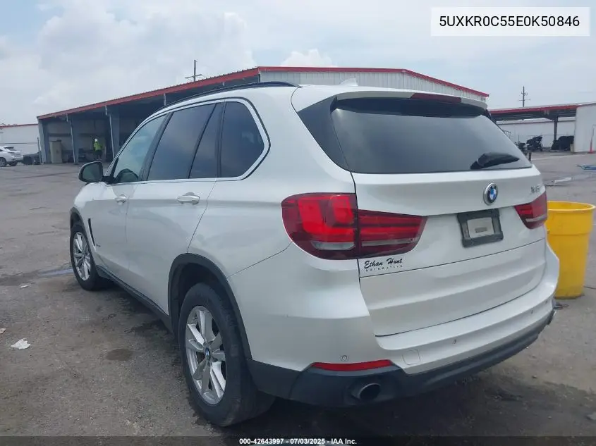 2014 BMW X5 xDrive35I VIN: 5UXKR0C55E0K50846 Lot: 42643997