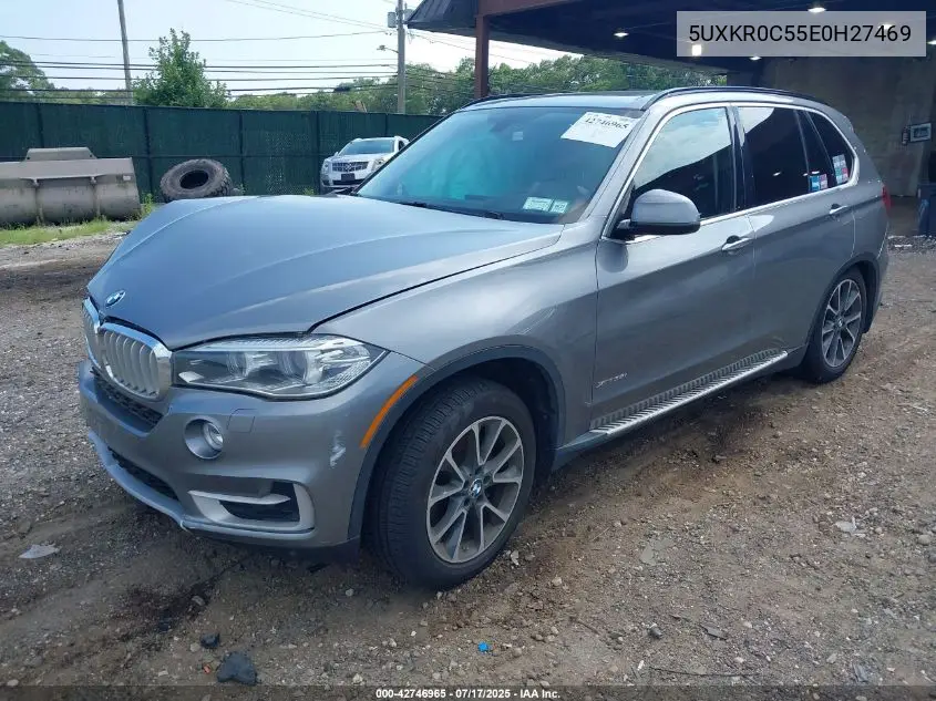 2014 BMW X5 xDrive35I VIN: 5UXKR0C55E0H27469 Lot: 42746965