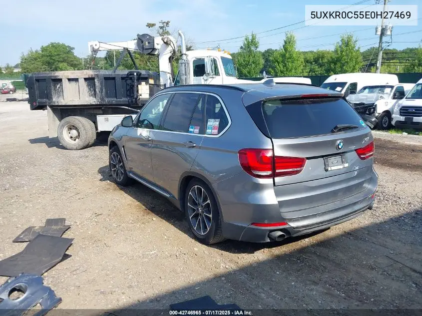2014 BMW X5 xDrive35I VIN: 5UXKR0C55E0H27469 Lot: 42746965