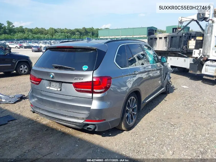 2014 BMW X5 xDrive35I VIN: 5UXKR0C55E0H27469 Lot: 42746965