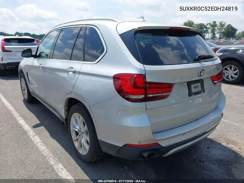 2014 BMW X5 xDrive35I VIN: 5UXKR0C52E0H24819 Lot: 42760514