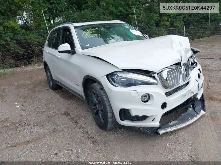 2014 BMW X5 xDrive35I VIN: 5UXKR0C51E0K44297 Lot: 42777567