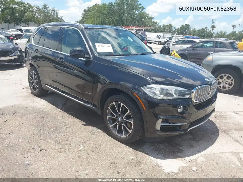 2015 BMW X5 xDrive35I VIN: 5UXKR0C50F0K52358 Lot: 42260149