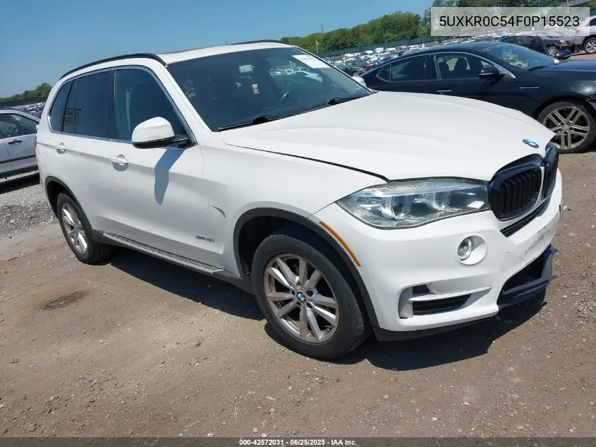 2015 BMW X5 xDrive35I VIN: 5UXKR0C54F0P15523 Lot: 42572031
