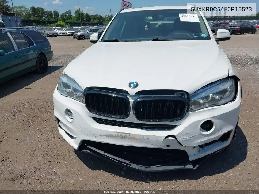 2015 BMW X5 xDrive35I VIN: 5UXKR0C54F0P15523 Lot: 42572031