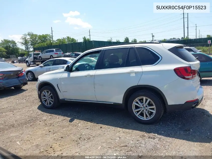 2015 BMW X5 xDrive35I VIN: 5UXKR0C54F0P15523 Lot: 42572031