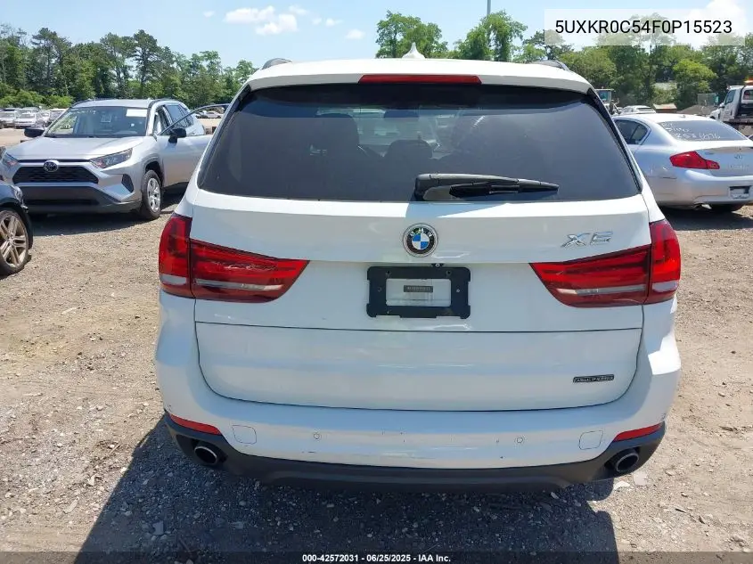 2015 BMW X5 xDrive35I VIN: 5UXKR0C54F0P15523 Lot: 42572031