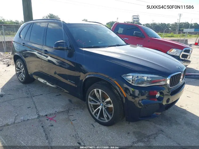 2015 BMW X5 xDrive35D VIN: 5UXKS4C50F0N11586 Lot: 42770071