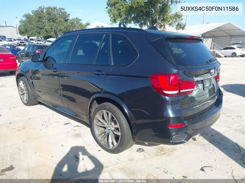 2015 BMW X5 xDrive35D VIN: 5UXKS4C50F0N11586 Lot: 42770071