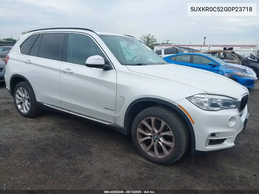 2016 BMW X5 xDrive35I VIN: 5UXKR0C52G0P23718 Lot: 42252448