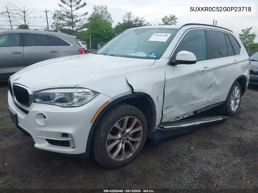 2016 BMW X5 xDrive35I VIN: 5UXKR0C52G0P23718 Lot: 42252448