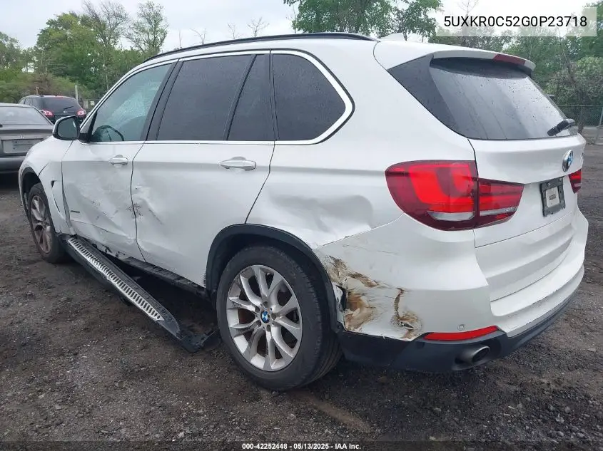 2016 BMW X5 xDrive35I VIN: 5UXKR0C52G0P23718 Lot: 42252448