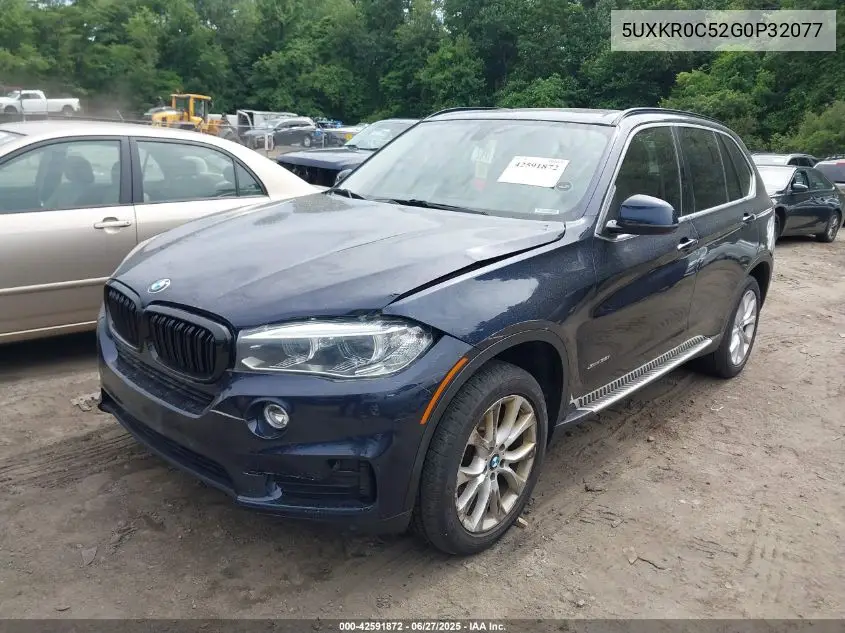 2016 BMW X5 xDrive35I VIN: 5UXKR0C52G0P32077 Lot: 42591872