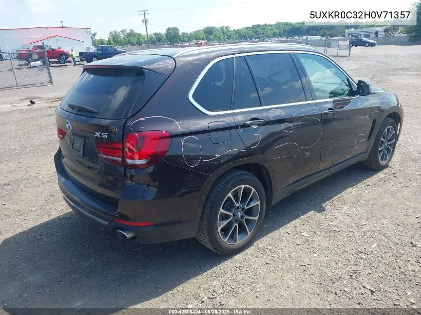 2017 BMW X5 xDrive35I VIN: 5UXKR0C32H0V71357 Lot: 42600424