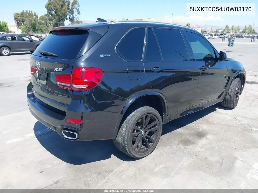 2018 BMW X5 Edrive xDrive40E Iperformance VIN: 5UXKT0C54J0W03170 Lot: 42654732
