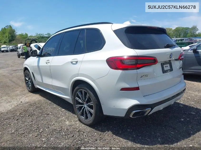 2019 BMW X5 xDrive50I VIN: 5UXJU2C57KLN66278 Lot: 42253097