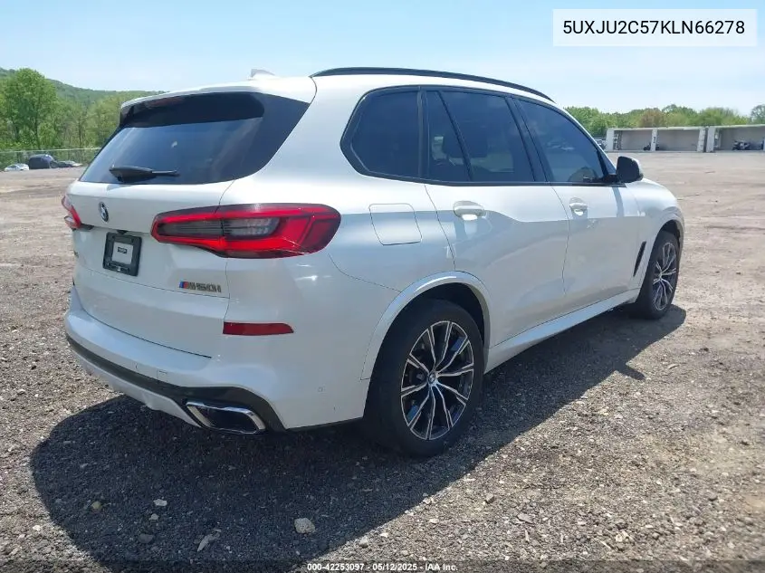 2019 BMW X5 xDrive50I VIN: 5UXJU2C57KLN66278 Lot: 42253097