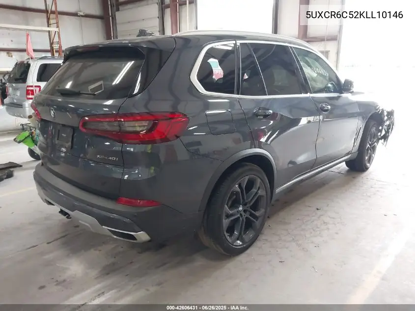 2019 BMW X5 xDrive40I VIN: 5UXCR6C52KLL10146 Lot: 42606431