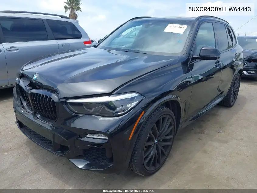 2020 BMW X5 Sdrive40I VIN: 5UXCR4C0XLLW64443 Lot: 42239362