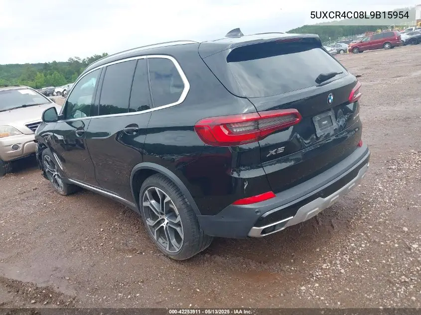 2020 BMW X5 Sdrive40I VIN: 5UXCR4C08L9B15954 Lot: 42253911