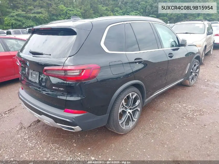 2020 BMW X5 Sdrive40I VIN: 5UXCR4C08L9B15954 Lot: 42253911