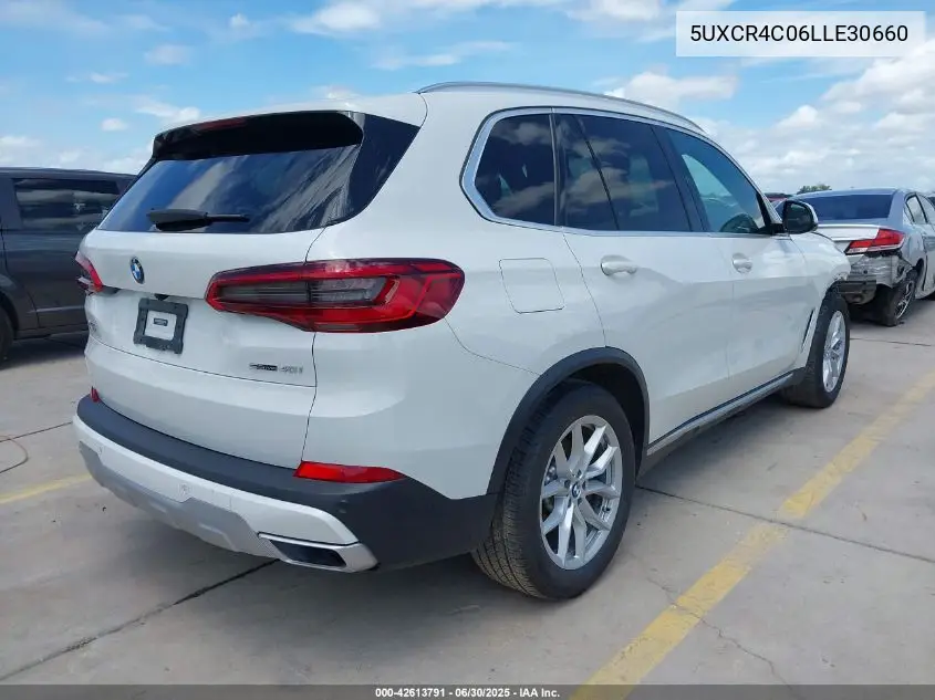 2020 BMW X5 Sdrive40I VIN: 5UXCR4C06LLE30660 Lot: 42613791