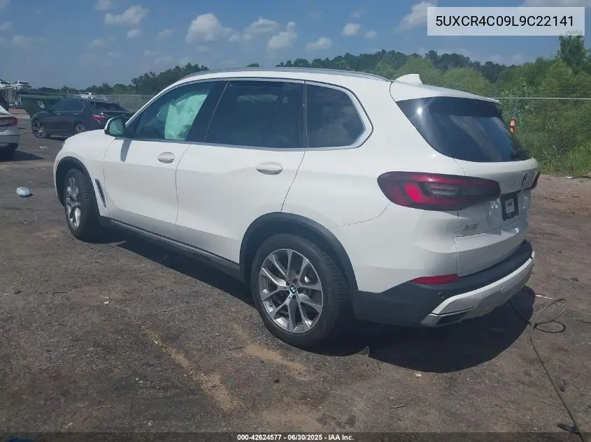 2020 BMW X5 Sdrive40I VIN: 5UXCR4C09L9C22141 Lot: 42624577