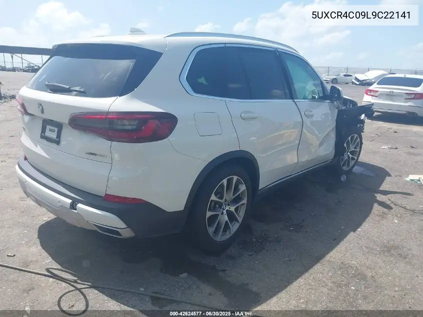 2020 BMW X5 Sdrive40I VIN: 5UXCR4C09L9C22141 Lot: 42624577