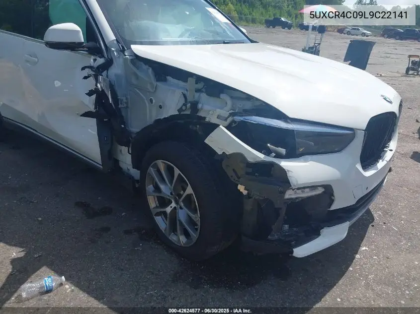 2020 BMW X5 Sdrive40I VIN: 5UXCR4C09L9C22141 Lot: 42624577