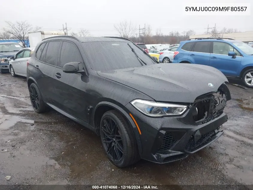 2021 BMW X5 M VIN: 5YMJU0C09M9F80557 Lot: 41074068