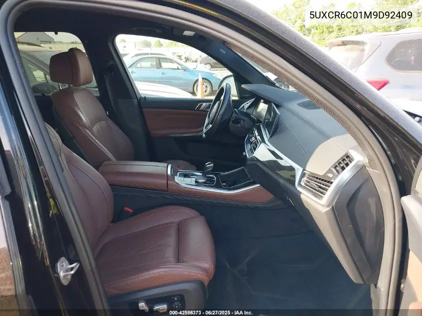 2021 BMW X5 xDrive40I VIN: 5UXCR6C01M9D92409 Lot: 42586373