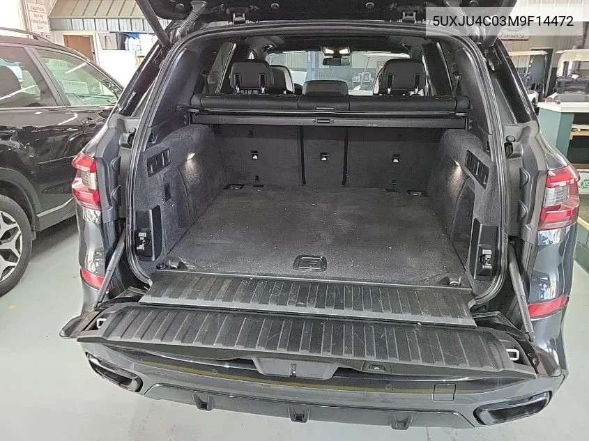 2021 BMW X5 M50I VIN: 5UXJU4C03M9F14472 Lot: 42626507