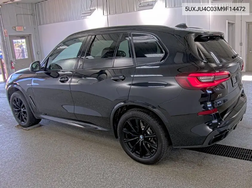 2021 BMW X5 M50I VIN: 5UXJU4C03M9F14472 Lot: 42626507