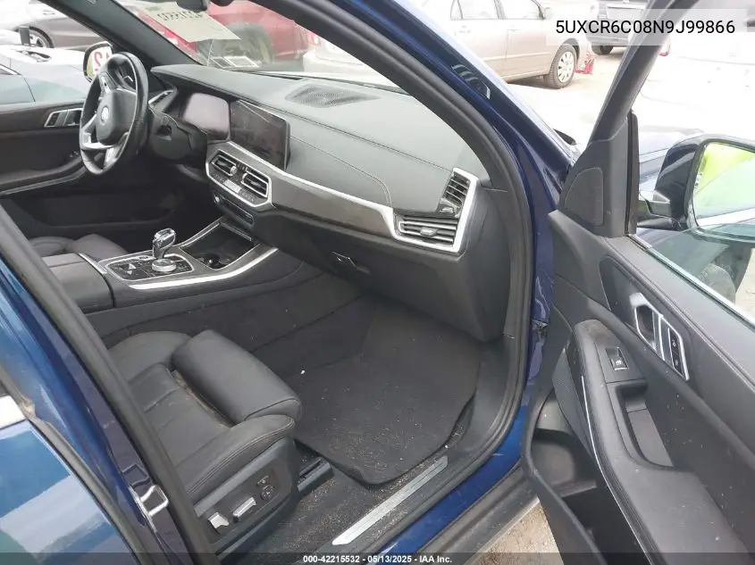 2022 BMW X5 xDrive40I VIN: 5UXCR6C08N9J99866 Lot: 42215532