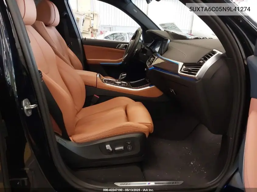 2022 BMW X5 Phev xDrive45E VIN: 5UXTA6C05N9L41274 Lot: 42247190