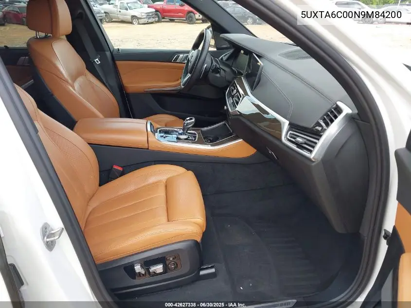 2022 BMW X5 Phev xDrive45E VIN: 5UXTA6C00N9M84200 Lot: 42627338