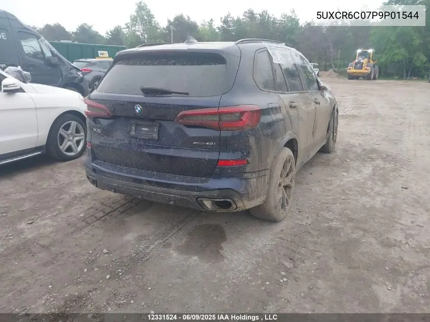 2023 BMW X5 xDrive40I VIN: 5UXCR6C07P9P01544 Lot: 12331524