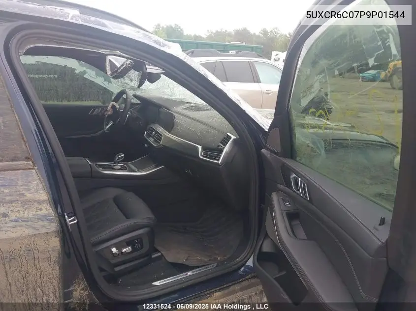 2023 BMW X5 xDrive40I VIN: 5UXCR6C07P9P01544 Lot: 12331524