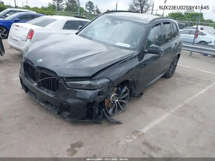 2025 BMW X5 xDrive40I VIN: 5UX23EU02S9Y41645 Lot: 41929864